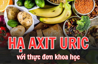 Tham khảo thực đơn giảm axit uric cho người bệnh gút và bảo vệ gan thận tự nhiên
